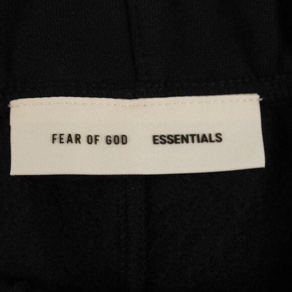 Fear of God ESSENTIALS Fleece Relaxed Sweatpants in Jet Black Size Medium (NWT) - Picture 7 of 13